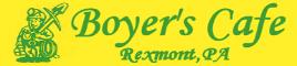 Boyer's Cafe web site